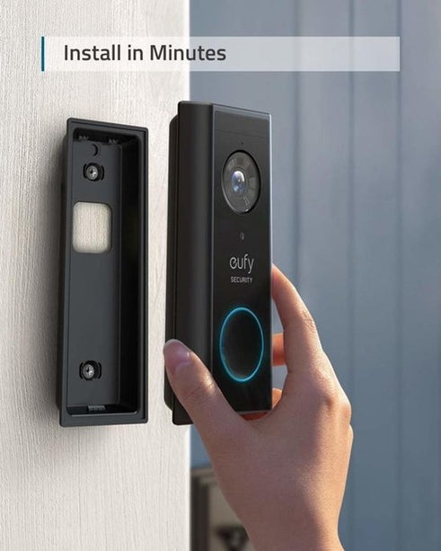 Eufy Videodeurbel Add-on, 2K resolutie, oplaadbare batterij, uitbreiding op Homebase