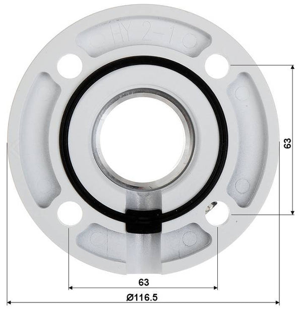 Hikvision DS-1663ZJ BEUGEL PTZ DOME Plafondsteun 57mm