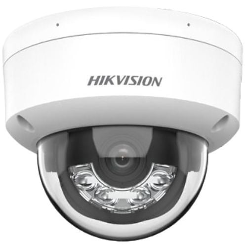Hikvision DS-2CD2183G2-LIS2U, 8MP 4K Dome Camera, AcuSense, Smart Hybrid Light, PoE en 2x Microfoon