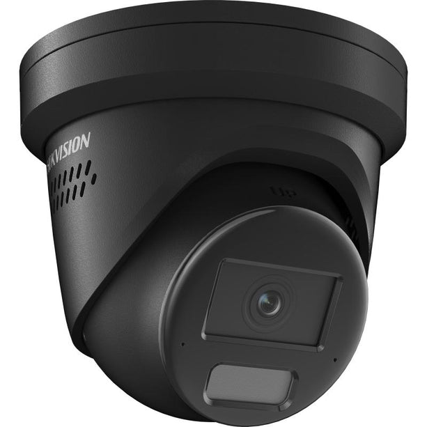Hikvision DS-2CD2346G2H-IS2U/SL Zwart, 4Mp Darkfighter Eyeball, 2-weg audio, Siren/Strobe LED