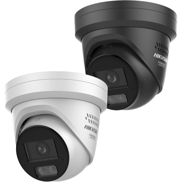 Hikvision DS-2CD2347G3-LI2SUY/SL Zwart, 4MP, ColorVu 3.0, Strobe LED/Siren, Dual Mic, Anti-corrosie