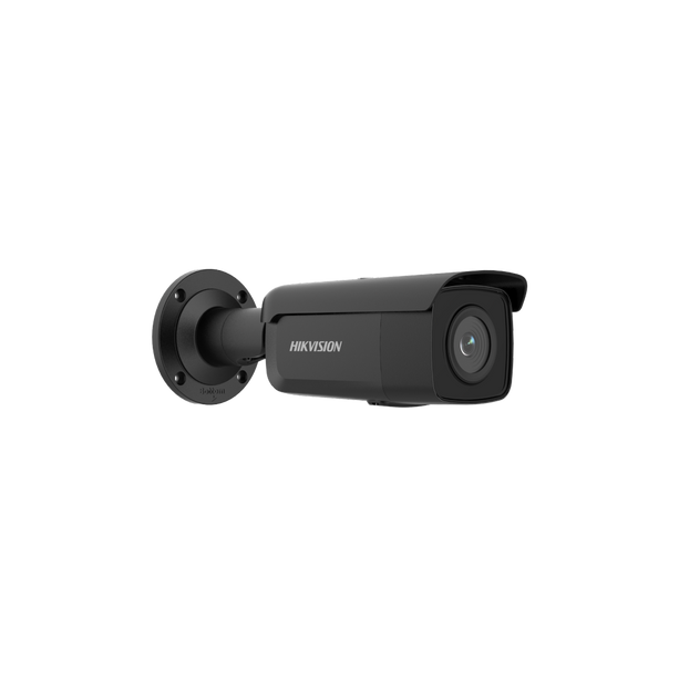 Hikvision DS-2CD2T46G2-ISU/SL | 4MP | Bullet | Acusense | PoE | SD-slot | IR-Led | Zwart | 2.8mm | flitslicht + sirene