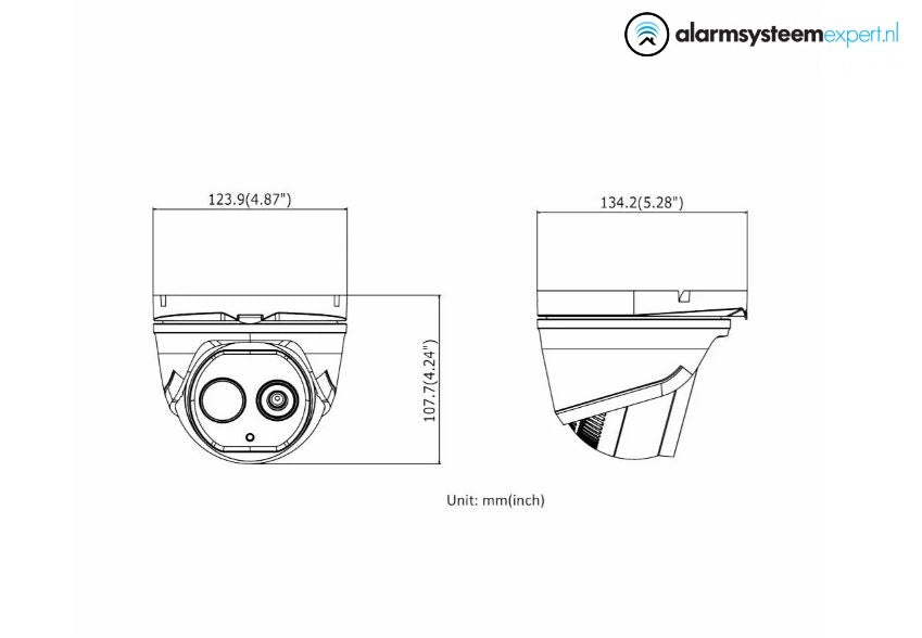 Hikvision DS-2TD1228-2/QA, Thermisch bi-spectrum Dome Camera