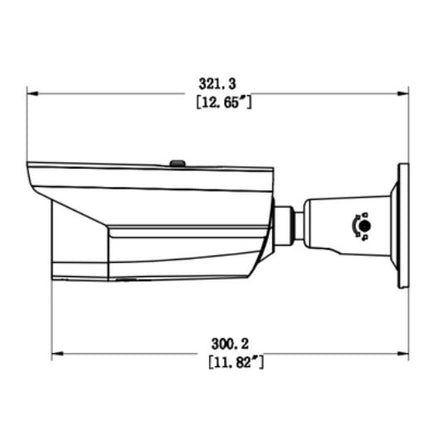 Hikvision DS-2TD2617-6/QA 160x120/4MP HeatPro Bullet Thermische openingshoek  25°