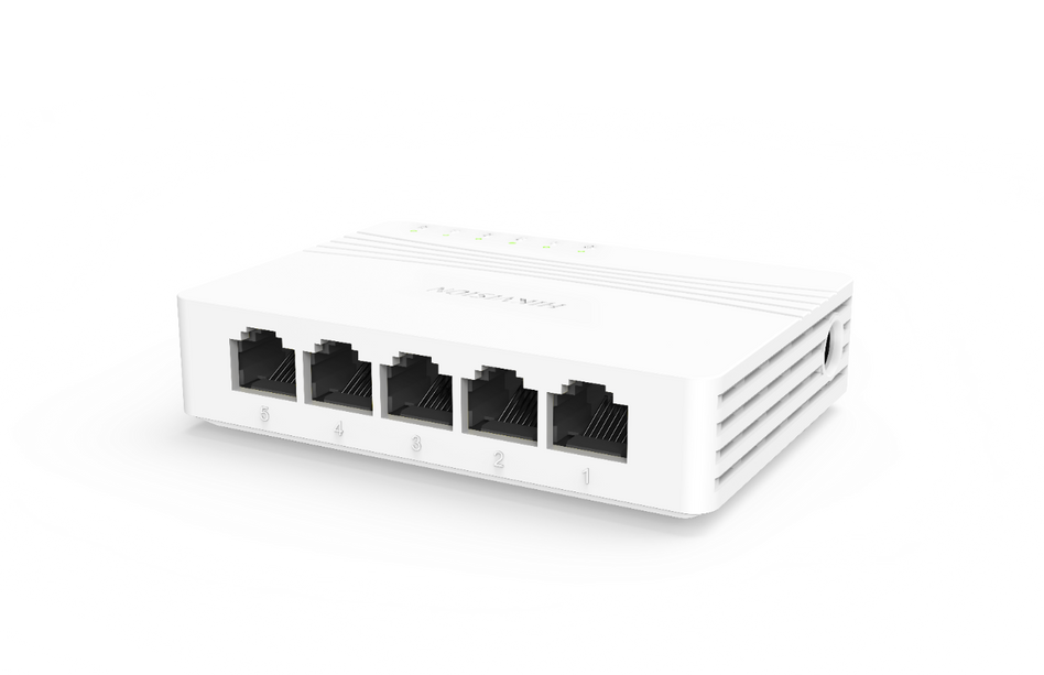 Hikvision DS-3E0505D-E | 5 Poorts | Gigabit Unmanaged Desktop Switch