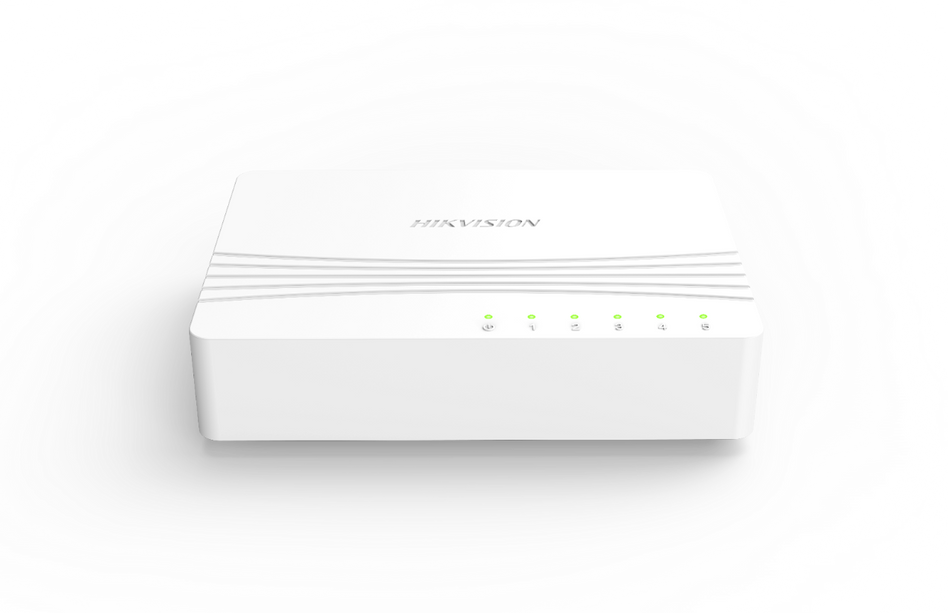 Hikvision DS-3E0505D-E | 5 Poorts | Gigabit Unmanaged Desktop Switch