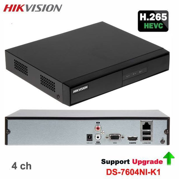 Hikvision DS-7604NI-K1 | 4 kanalen | 4K | HDMI | VGA | DEMO