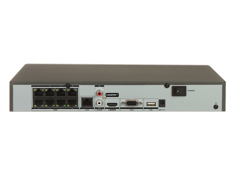Hikvision DS-7608NXI-K1/8P  8 kanalen 4K NVR HDMI en PoE DEMO
