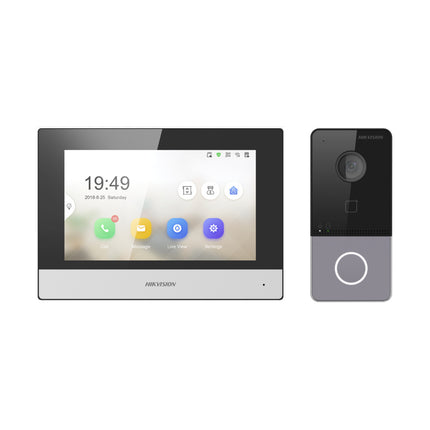 Hikvision DS-KIS603-P(B) Video-Intercom kit 1 Videodeurbel 1 Binnenpost 7
