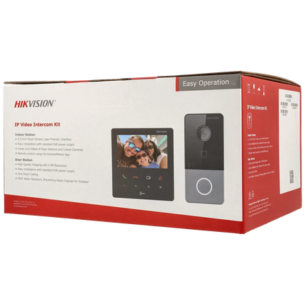 Hikvision DS-KIS606-P Video-Intercom KIT (zonder PoE switch)