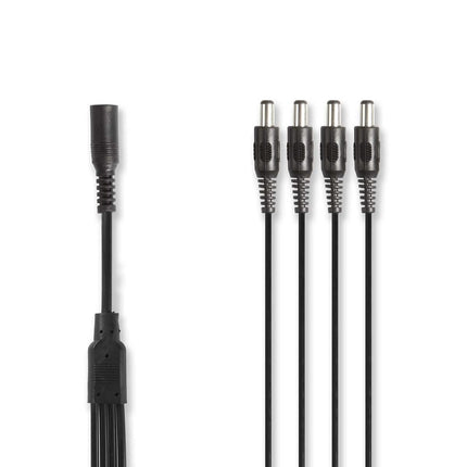 Hikvision Hikvision CCTV Stromkabel-Splitter 1x f auf 4x m 0,35 m 5,5 x 2,1 DC Stecker