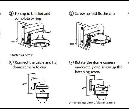 Hikvision Hikvision DS-1273ZJ-130TRL Aluminium-Wandhalterung