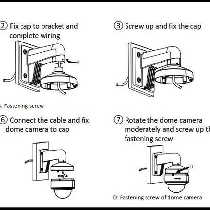 Hikvision Hikvision DS-1273ZJ-130TRL Aluminium-Wandhalterung