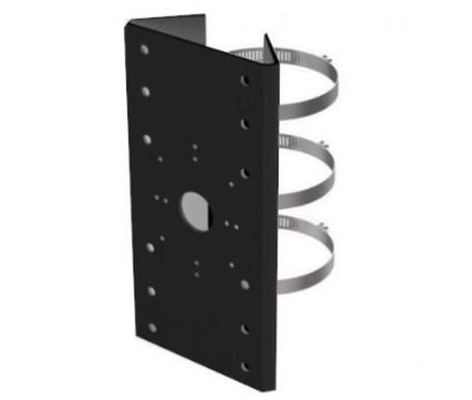 Hikvision Hikvision DS-1275ZJ-SUS Schwarz, schwarze Masthalterung mit Klemmen