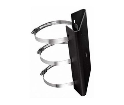 Hikvision Hikvision DS-1275ZJ-SUS Schwarz, schwarze Masthalterung mit Klemmen