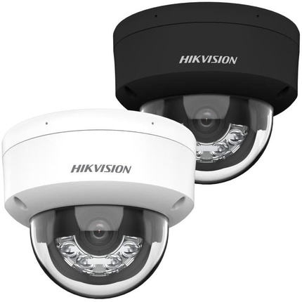 Hikvision Hikvision DS-2CD2183G2-LIS2U Schwarz, 8MP 4K Dome Kamera, AcuSense, Smart Hybrid Light, PoE und 2x Mikrofon
