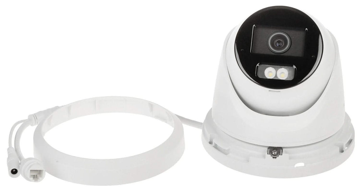 Hikvision Hikvision DS-2CD2343G2-LI2U, 4MP Turret, Smart Hybrid Light, AcuSense, PoE, Micro SD slot, Microphone