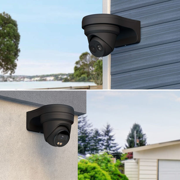 Hikvision Hikvision DS-2CD2346G2H-IU, 4MP Acusense Darkfighter SD slot PoE IR-Led Microphone Noir