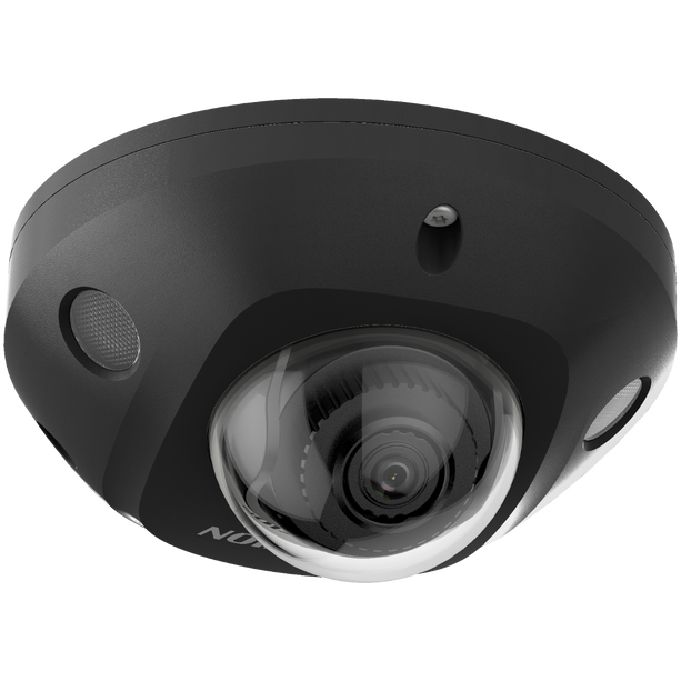 Hikvision Hikvision DS-2CD2546G2-IS 4MP Mini dôme Slot SD PoE IR-Led Microphone Noir
