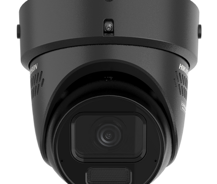 Hikvision Hikvision DS-2CD2H86G2H-IZS2UY/SL Zwart, 8Mp 2.8-12mm, AcuSense Turret, varifocal motorzoom