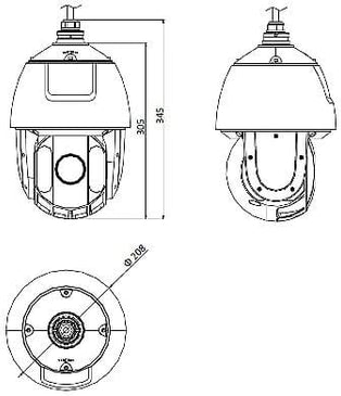 Hikvision Hikvision DS-2DE5225IW-AE/S6 | PTZ | 2MP | zoom 25x | 150m IR | AcuSense