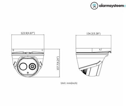 Hikvision Hikvision DS-2TD1228-2/QA, caméra dôme thermique bi-spectre