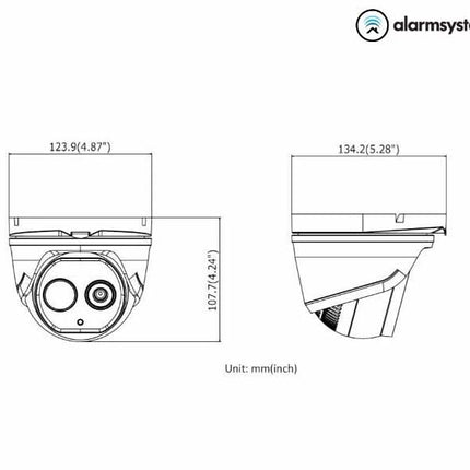 Hikvision Hikvision DS-2TD1228-2/QA, caméra dôme thermique bi-spectre