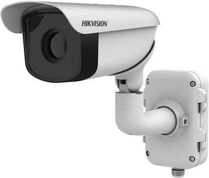 Hikvision Hikvision DS-2TD2367-50/PY, Thermische Bulletcamera voor o.a Perimeterbeveiliging, Brandpreventie en Temperatuurmonitoring