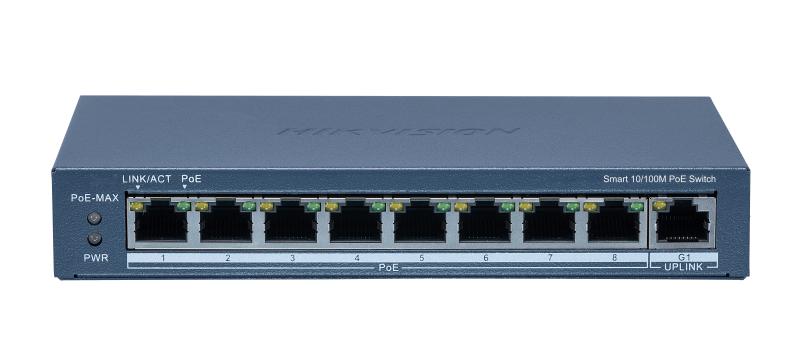 Hikvision Hikvision DS-3E1309P-EI, 8-poorts Smart Managed PoE Switch