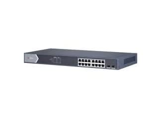 Hikvision Hikvision DS-3E1518P-EI, commutateur intelligent à 18 ports avec 16 x PoE, 1000Mb/Gigabit