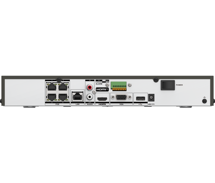 Hikvision Hikvision DS-7604NXI-K1/4P/VPRO, 4 Kanaals AI, AcuSeek 4K NVR HDMI en PoE