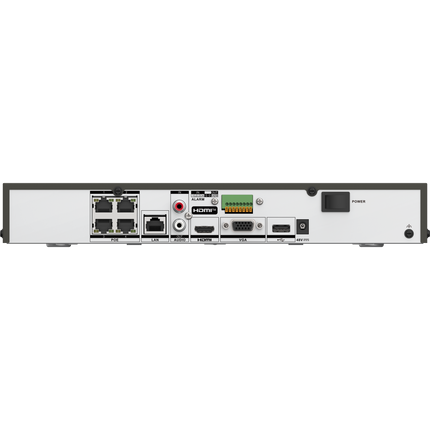 Hikvision Hikvision DS-7604NXI-K1/4P/VPRO, 4 Kanaals AI, AcuSeek 4K NVR HDMI en PoE
