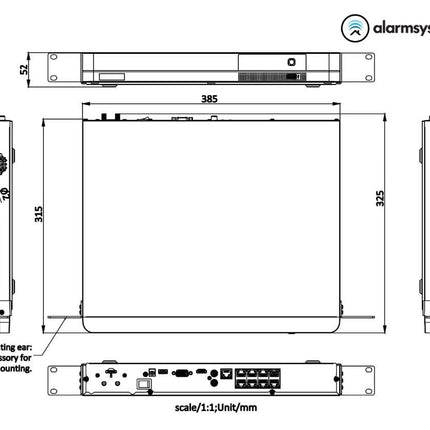 Hikvision Hikvision DS-7608NI-K2/4G | 8 kanalen | 4K | HDMI | VGA | 4G |