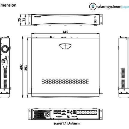 Hikvision Hikvision DS-7732NXI-I4/S Enregistreur vidéo réseau 32 canaux sans PoE, 4x SATA