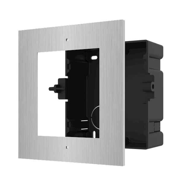 Hikvision Hikvision DS-KD-ACF1/S Cadre de montage 1 module acier inoxydable