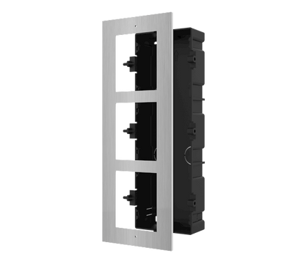 Hikvision Hikvision DS-KD-ACF3/S Einbaurahmen 3 Module aus Edelstahl
