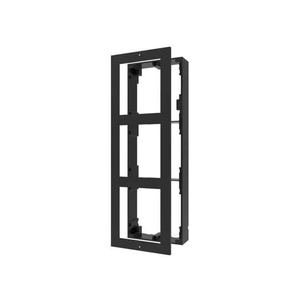 Hikvision Hikvision DS-KD-ACW3, Black surface mount frame 3 modules