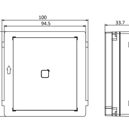 Hikvision Hikvision DS-KD-E, Modul Gegensprechanlage, Kartenleser EM