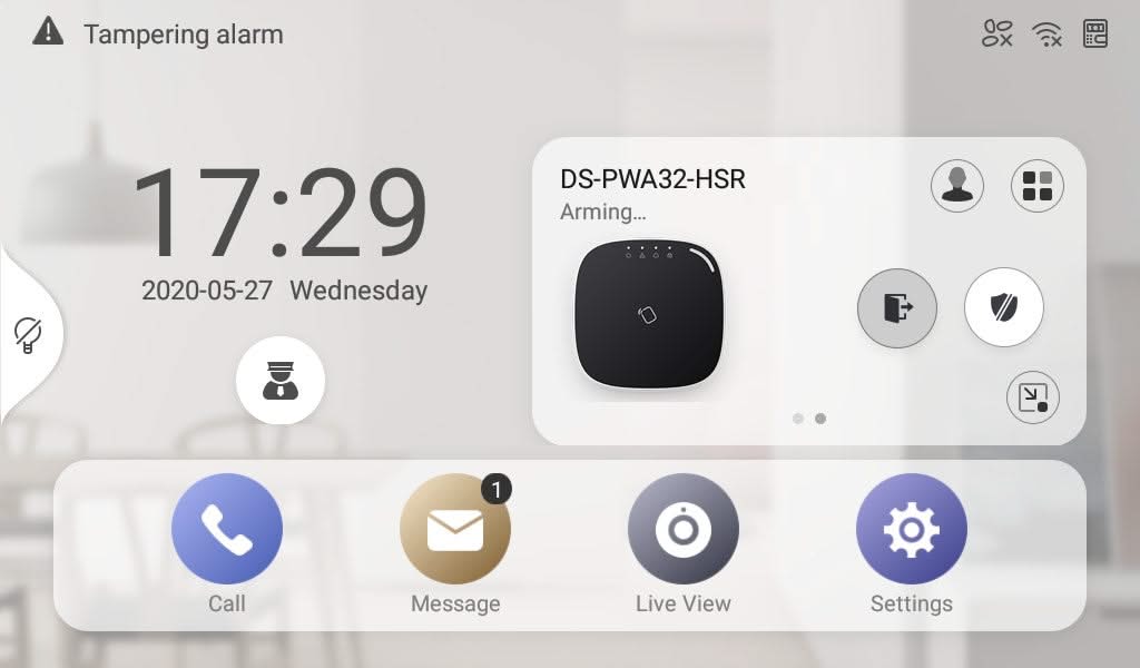 Hikvision Hikvision DS-KH9510-WTE1(B) All-in-one Indoor Station 10.1 Inch Android