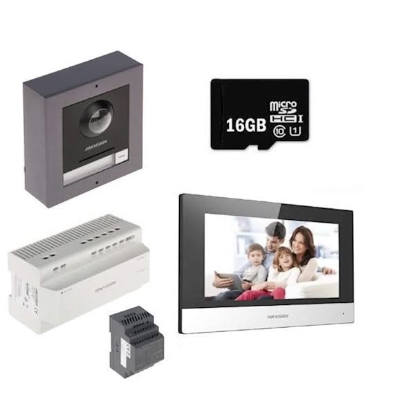 Hikvision Hikvision DS-KIS702Y 2-draads Video intercom set