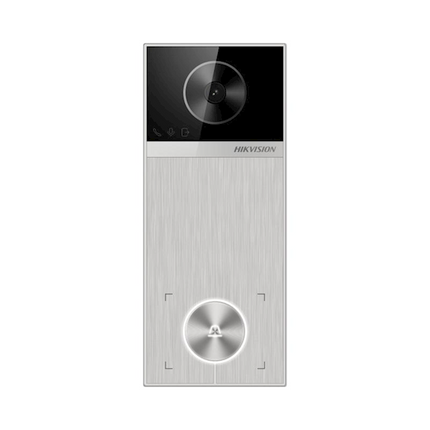 Hikvision Hikvision DS-KV6114-MWBE1, Video doorbell, WiFi/PoE, Micro SD slot, 150gr viewing angle (metal housing)