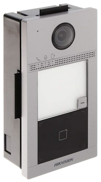 Alarm SystemExpert.co.uk Alarm SystemExpert.co.uk DS-KV8413-WME1/FLUSH Flush-mounted 4 bell pushers IR illumination PoE 12v