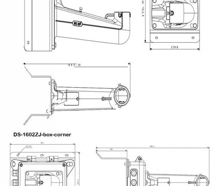Hikvision Hikvision Hoeksteun DS-1602ZJ Corner