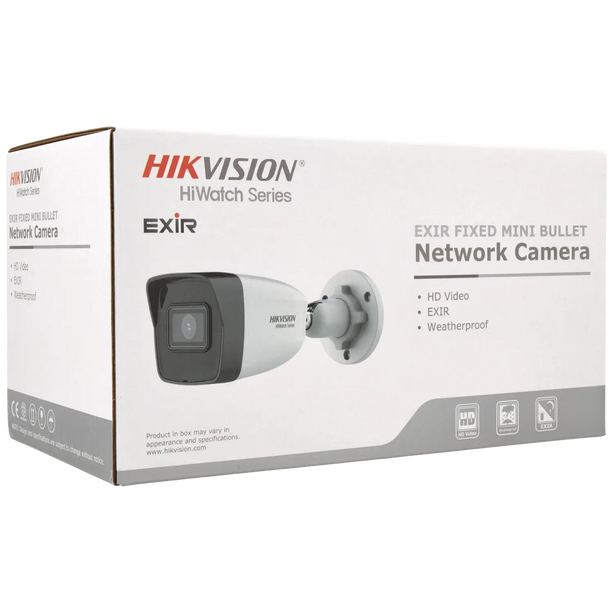 Hikvision Hikvision HWI-B180H, 8MP 2.8mm Bullet ip camera, 30m IR, PoE