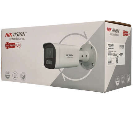 Hikvision Hikvision HWI-B640HA-LZU, 4MP Bullet camera, Optical zoom 2.8mm-12mm, PoE, Smart Hybrid Lights