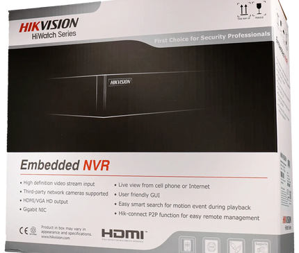 Hikvision Hikvision HWN-4104MH-4P, NVR 4 canaux 8Mp/4K, 4x PoE
