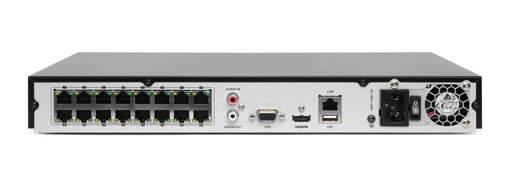 Hikvision Hikvision HWN-4216MH-16P, 16 Channel 8Mp/4K NVR, 16x PoE