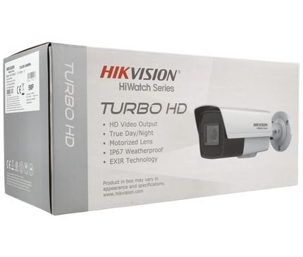 Hikvision Hikvision HWT-B350-Z 5MP, Bullet Motorzoom 2,7 – 13,5 mm , Autofocus-functie, 40m IR, 4 in 1 video output