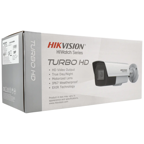 Hikvision Hikvision HWT-B350-Z 5MP, Bullet Motor Zoom 2.7 - 13.5 mm , Autofokusfunktion, 40m IR, 4 in 1 Videoausgang