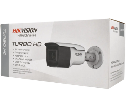 Hikvision Hikvision HWT-B381-Z,  8MP (4K), 80m IR, Motorzoom lens, Turbo HD coax bullet